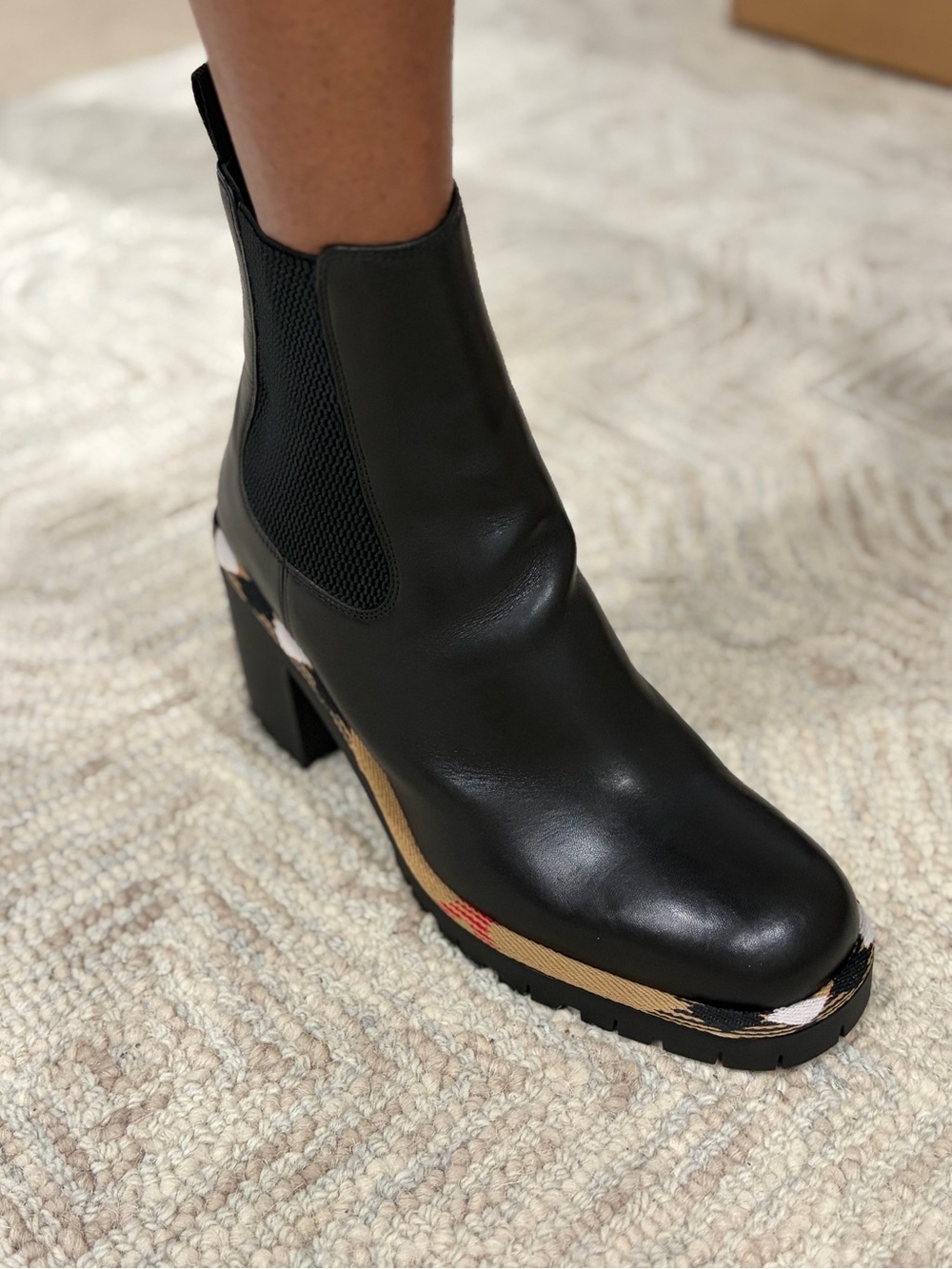 Burberry Leather Boots